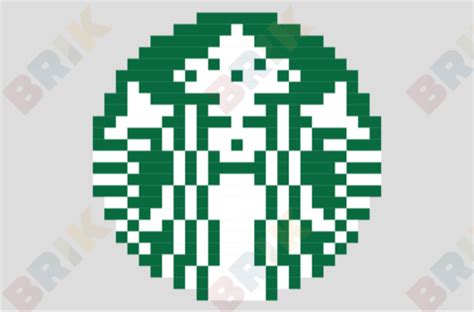 Download 71+ Starbucks Logo Pixel Art Images